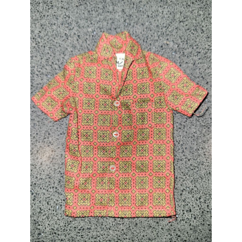 Vintage Ken Loungin Around Shirt Mattel 1969 Mod Outfit